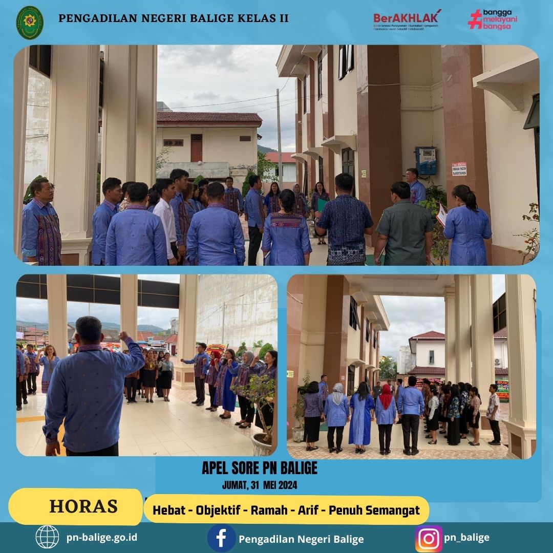 APEL SORE PN BALIGE, 31 MEI 2024